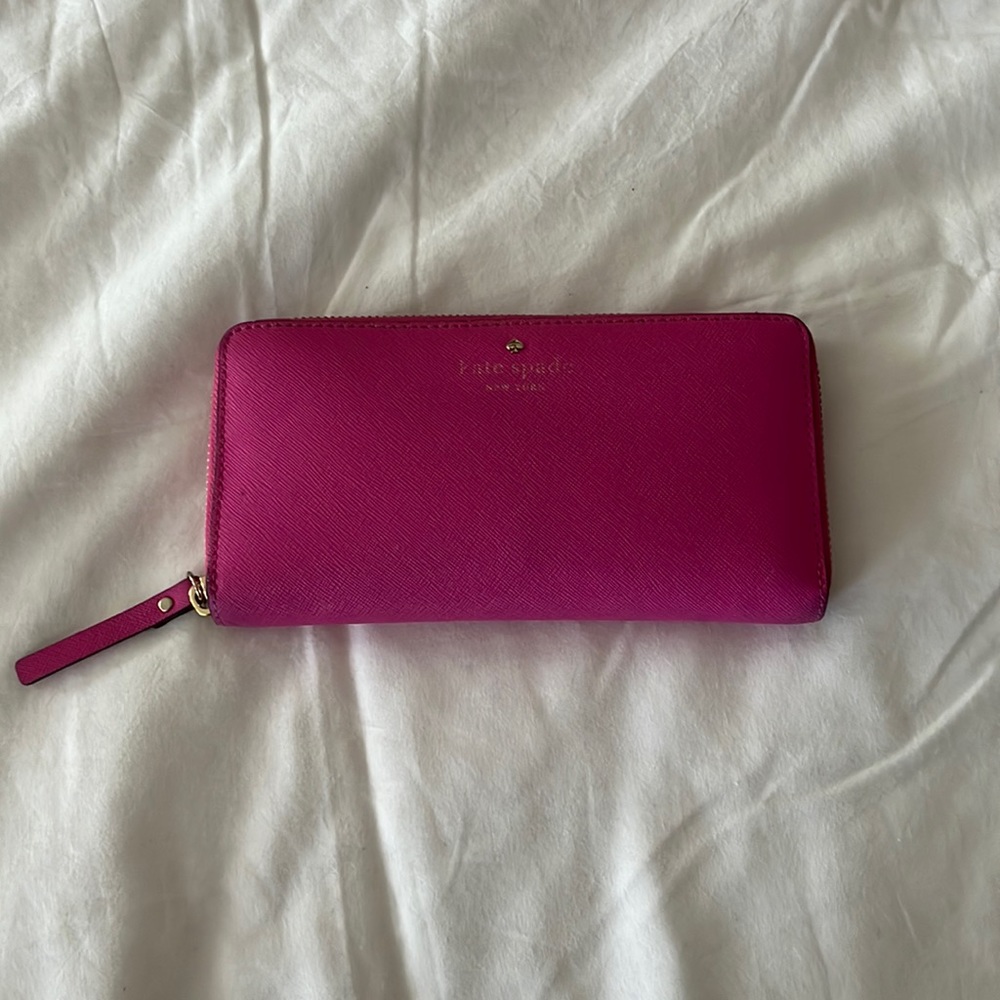 KATE SPADE Hot Pink Billfold Wallet